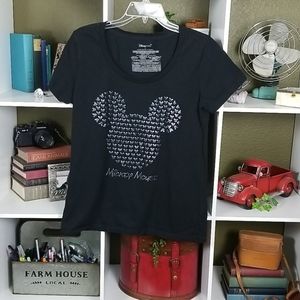 Black Mickey Mouse Tee